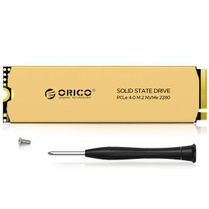 ORICO NVMe PCle 4/0 SSD ปลดปล่อยความเร็วเต็ม7500MB/S การ์ดความจำได้ถึง4TB ปรับปรุงตัวควบคุมหลัก MAP1602ทนทาน3D NAND Flash ด้วย PS5
