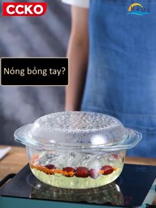 Găng Tay Làm Bếp Silicone FDA – Chống Trơn Dễ Vệ Sinh Thiết Kế Sang Trọng CCKO