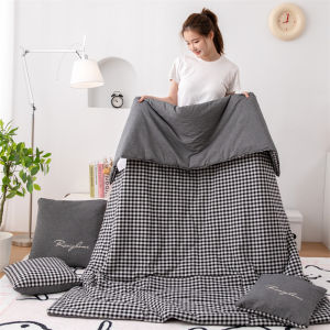 Áo Chui Đầu Bằng Cotton A-Class Mother And Baby Grade Quilted Pillow Office Nap Car Use Two-in-One Cotton Polyester Fiber Modern Simple Style