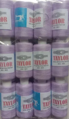 BENANG JAHIT CIPA 100%Spun Polyester 40/2cord /Benang jahit warna 1lusin/12pcs