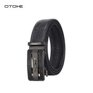 OTOHE เข็มขัดผู้ชายหนังแท้ผู้ชายเข็มขัดหนังจระเข้ผู้ชายแฟชั่นเข็มขัดหนังจระเข้ทั้งหัวเข็มขัดอัตโนมัติแบรนด์หรูสายรัดข้อมือคุณภาพสูงธุรกิจ