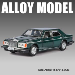 MAKEDA | 1:32 Rolls-royce Cullinan Silver Spur Model Toy Cars Alloy Diecast Rubber Tires Doors Opened Sound Light Exquisite Car Models