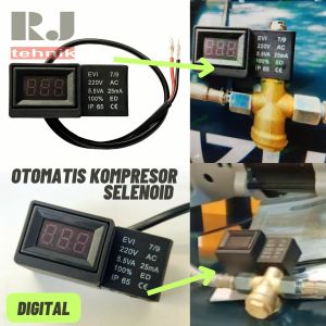 Selenoid Valve Otomatis Digital Kompresor Oilless Spare Part Compressor Oilless