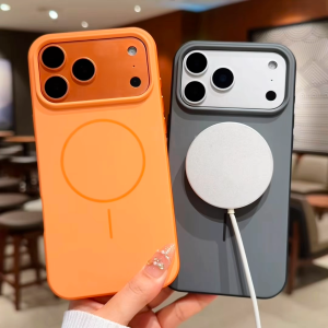 ELEVEN 2 Matte Magnetic Collision Color Shockproof Phone Case For iPhone 18 17 16 15 14 13 Pro Max Soft Edge + Hard Cover Skin-friendly Case