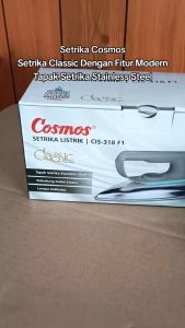 Setrika Stainless Cosmos CIS-318 Cosmos Setrika Listrik Gosokan Baju Stainless Steel