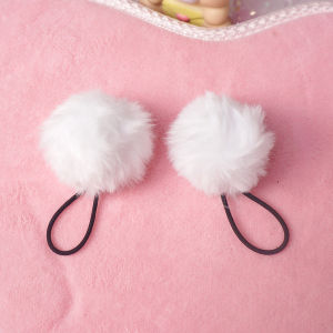 Dây Buộc Tóc Lông Tơ Kiểu Nhật Bản Mềm Bé Gái Phong Cách Lolita Đuôi Đôi Bé Gái Phụ Kiện Tóc Dây Đeo Tóc Dây Cao Su