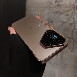 Magsafe Lightning Magnetic Absorption Phone Case for Huawei Pura70 Pro+ Frosted Anti-Fingerprint Ultra-Thin Heat Dissipation Shell