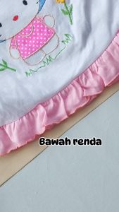 Baju Setelan Bayi Perempuan 0-6 Bulan Newborn / Baju Anak Bayi Yukensi Kaos Kutung Celana Pendek