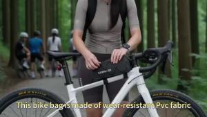 Túi Xe Đạp Chống Thấm Nước Dung Tích Lớn MTB Xe Đạp Đường Bộ Pannier Đen Top Phía Trước Ống Khung Túi Đi Xe Đạp Xe Đạp Phụ Kiện