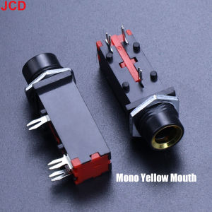 JCD | JCD 5/10 Chiếc Jack 6.35 Mm Nữ Mono Stereo Kết Nối 1/4 Inch Ổ Cắm Âm Thanh Ren Bảng Điều Khiển Gắn Cho Linh Kiện Điện Tử