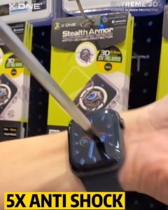 X-ONE ฟิล์มใสกันกระแทก Apple Watch 38 40 41 42 44 45มม.