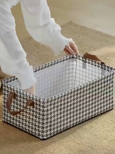 แบบพับได้ กล่องเก็บเสื้อผ้า 1 ชิ้น กล่องพับอเนกประสงค์ กล่องใส่ของเก็บของ ใส่เสื้อผ้า ใส่เอกสาร storage box