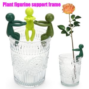 Plant Figurine Support Frame Cute Plant Stand Plastic Greenhouse Layout Fixed Rod Indoor Flower Plant Vine Climbing Bracket