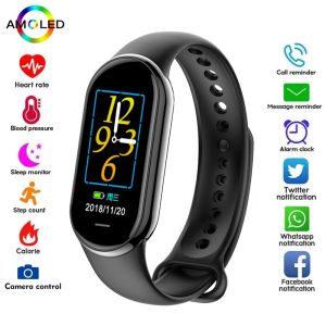 New Original Small M9 Band Smart Men Women Smartwatch Heart Rate Sports Fitness Tracking Bracelet Smartband Watche For Android