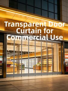 AKS | Transparent Self Adhesive Magnetic Air Conditioning Door Curtain