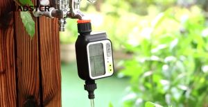 Irrigation Timer Waterproof Automatic Watering Timer Controller with Rain Sensor