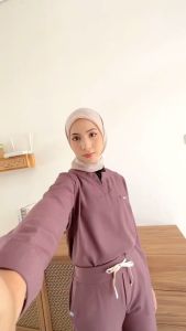 Lvin FLEX V - YUTA: Baju OKA V Neck Lengan Panjang & Baju Jaga