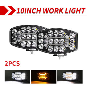 CO LIGHT 10 "LED Light SCAN- Off road Headlight 12D Spotlight Truck Auxiliary Square Car LED Fog Driving 3500K 6500K DRL 12V 24V