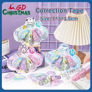 2025 4pcs/set Sanrio Correction tape Stationery for students kawaii cartoon kuromi Office Stationery