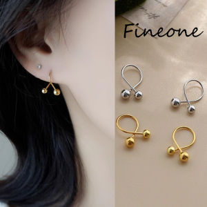 Round Irregular Spiral Earrings for Women Fashion Stud Earrings