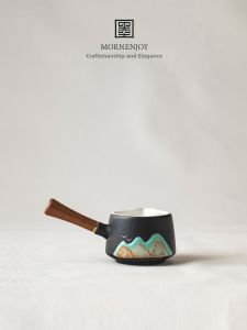 mornenjoy | Hand-painted Coarse Pottery Gongfu Cup