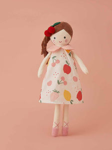 Original Doll Bé Gái in Dress Birthday Gift Dolls Fabric Toys for Children 3 Years Old And above Polyester Fiber Filled Dolls