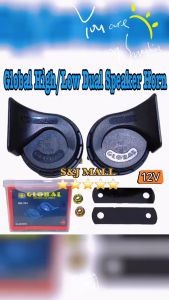 High Quality Dual Speakers Horn for Motorcycle Car 12V 118dB Low/420Hz+High/520Hz Global Mechanical HORN Universal