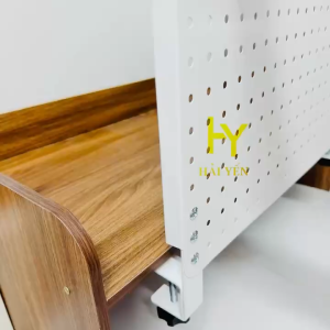 Chân đỡ kẹp bàn bảng Pegboard cao cấp treo phụ kiện đa năng