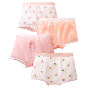 Quần lót MiiOW cho bé gái vải cotton thoáng khí cạp vừa