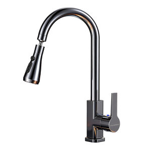 YALANDENG | Copper Kitchen Faucet Cold & Hot Dual-use 360 Rotation Splash-proof
