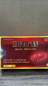 Viên uống Liver TN Arginin - Diệp hạ châu Hỗ trợ bảo vệ giải độc tăng cường chức năng gan - Hộp 30 viên