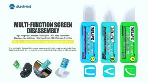 RELIFE RL-087 3-IN-1 High Toughness Disassembly Tool Set for iPhone iPad Samsung LCD Screen Pry Opening Phone Repair Tools