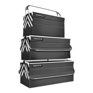 Multifunctional Heavy Duty Stainless Steel Toolbox Large 3 Layers