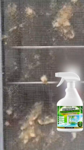 window Window screen cleaner 520ml Remove dust from window screens Screen cleaner for window Household Cleaners Spray