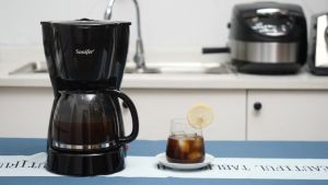 Sonifer Anti-drip function electric coffee maker 1.25 L 10 cups with Removable Filter Basketkeep warm function