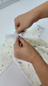 Bonita kids- ชุดหมี ชุดนอนเด็กคลุมเท้าผ้าพรีเมี่ยม /2 way zip ชุดนอนเด็กทารกผ้านิ่ม