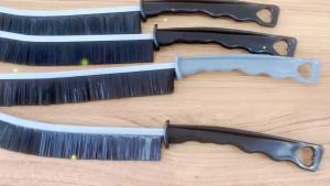 3/6PCS Multifunctional Crevice Cleaning Brush Kit Bathroom Cleaning Tool Grout Cleaner Hard Bristle Crevice Gadget