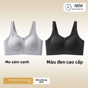 Áo ngực thể thao nữ MiiOW chống sốc không dây cài chữ U dành cho chạy bộ.