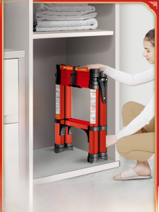 Aluminum Alloy Folding Ladder Small Home Use Retractable Indoor Special Purpose Humanitarian Staircase Multi Function Ladder