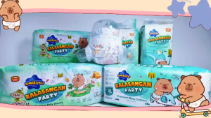 Japan Imported 50pcs Baby Diaper B Clothlike Tape Disposable Baby Diaper
