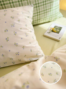 Artistic Spring Floral Pure Cotton Pillowcase Single Person 100% Cotton Pillow Cover Individually 48x74cm Pillow Bag
