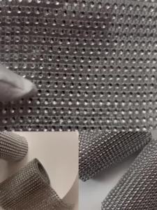 24 Rows 2 Yards Plastic Rhinestone Mesh Trim Silver ABS Sewing Craft Plastic Rhinestone Ribbon For DIY Wedding Party Decoration