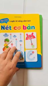 Bộ 5q Vở ViếtXóaĐược - Wipe Clean tặng kèm 2 bút dạ