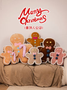 Christmas Gingerbread Man Decorations Small Scenic Props Childrens Toys Nordic Style Tabletop Ornaments Festive Accessories