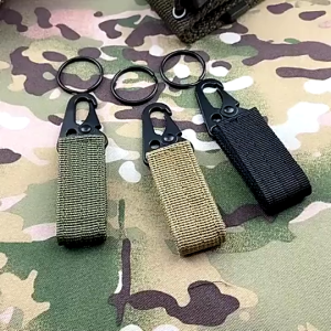 Quickdraw Carabiner Pengait Gantungan Karabiner Military Tactical Nylon Belt Backpack 1pcs