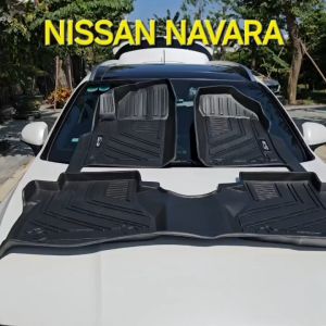 NISSAN NAVARA 2016 – 2023+ Thảm lót sàn ô tô MAXXCAR nhựa TPE 5D đúc nguyên khối cao cấp.
