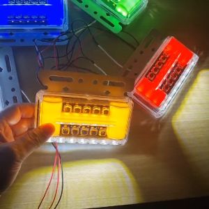 LAMPU LED BAK SAMPING TRUK LAMPU SEIN RUNNING 24VOLT MODEL H