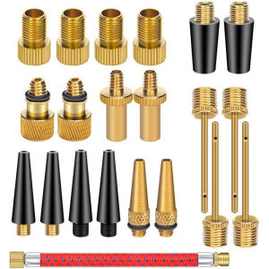 Bicycle Air Nozzle Valve Valve Adapter Set Bicycle Valve Set Valve Adapter SV AV DV Bicycle Pump