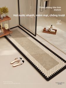 Bath Mat Anti-slip Stain-resistant Quick-drying Silica Mud Doormat