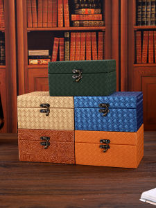 Hộp Đựng Đồ Bằng Gỗ Sang Trọng Hộp Đựng Trang Sức Hộp Đựng Đồ Trang Trí Phòng Mẫu Tủ Quần Áo Hộp Đựng Đồ Lưu Trữ Cao Cấp